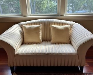 Striped Loveseat