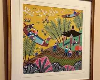 Original Watercolor Gouache Painting