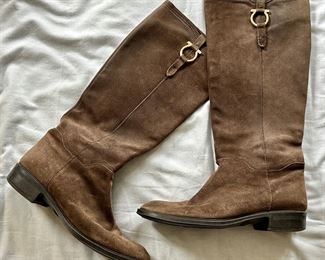 Salvatore Ferragamo Suede Boots