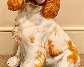 Springer Spaniel Statue - available at the sale