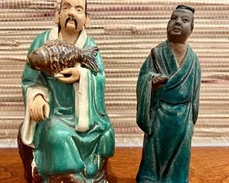 (2) Pottery Figures - available at the sale