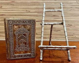 Item 89: Judaica Prayer Book with Stand: $48