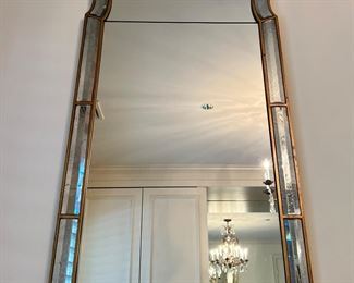 Item 106: (2) Arched Mirror with Beveled Frame - 24" x 54": $445/Each