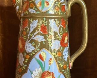 Item 128: Royal Vienna Hand Painted Chocolate Pot - 8.5": $225