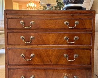 Item 34: Four Drawer Chest - 22"l x 14.5"w x 24.5"h: $425