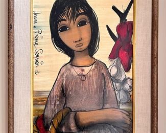 Item 150: Oil on Board, Signed Jean Pierre Serrier - 19" x 25.5": $425