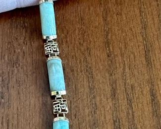 Item 20: 14K & Jade Bracelet: $175