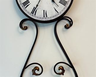 Item 169: Cafe des Marguerites Clock - 11" x 30.5": $125