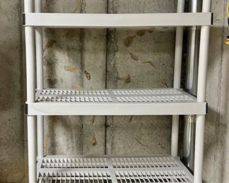Item 200: Five Shelf Storage Unit: $36