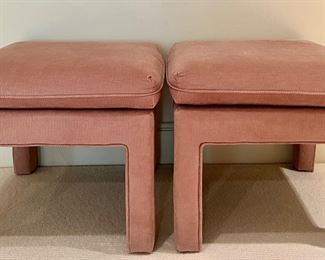 (2) Ottomans - available at the sale