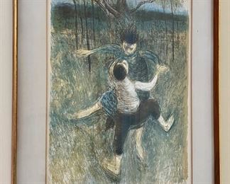 Item 237: "Dancers" 15/30, Signed Daniel Berger - 24.5" x 30.5": $165