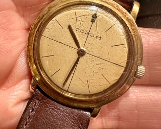 Item 247: Corum Watch with 18K Gold Case: $445