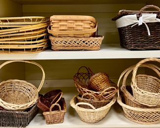 Assorted Baskets - all available at the sale