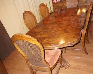 dining table and chairs