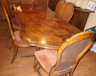 dining table and chairs