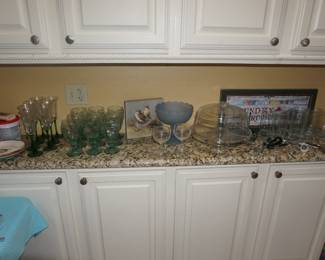 stemware, cake dome, 