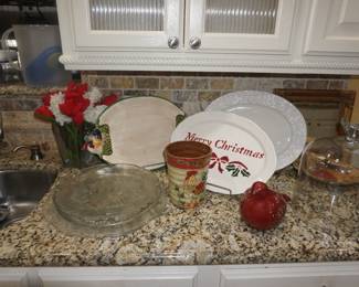platters, dome, decor