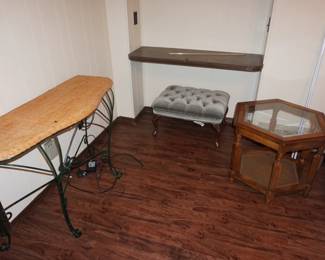 tables. foot stool