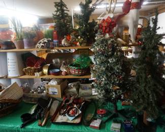 Christmas trees. decor