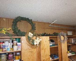 wreaths and decor