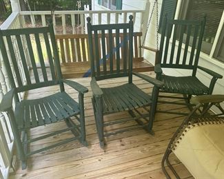 WOODEN ROCKERS