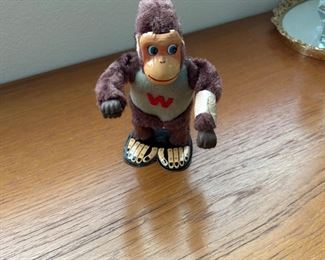 Vintage wind up monkey