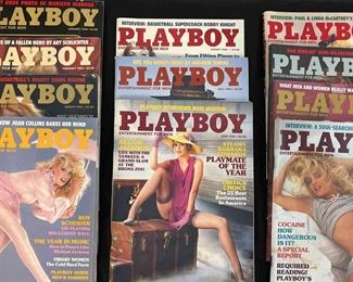 1984 1984 Playboy Magazines