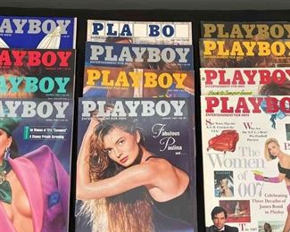 1987 1987 Full Set Of Playboy Magazines
