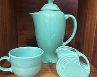 T027 Fiestaware Coffee Pot Small Pitcher Cup