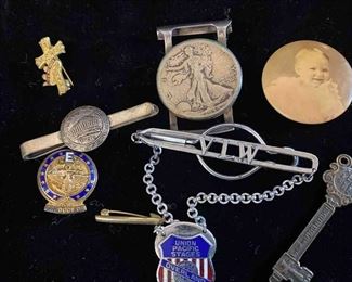 T031 Silver Athens Money Clip Standing Liberty Half Dollar More