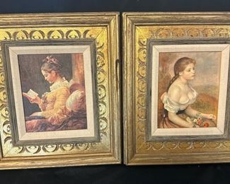 T059 Gold Framed Art The Reader Reproduction and More