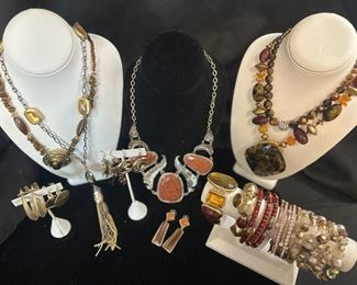 T072 Costume Jewelry Bracelets Necklaces More