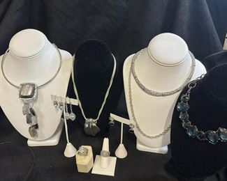 T091 Silver Tone Chicos Jewelry More