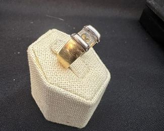 T107 18k Gold Band For Use Or Repurpose