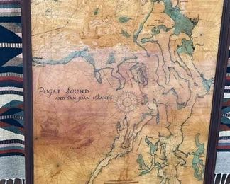 T224 Puget Sound And San Juan Islands Ferry Map