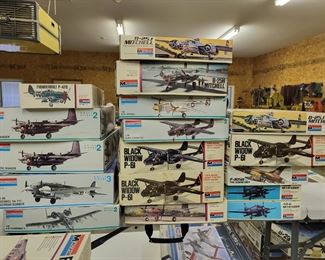 Model planes 1:32 to 1:72 scale