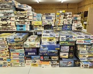 Model planes 1:32 to 1:72 scale