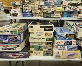 Model planes 1:32 to 1:72 scale