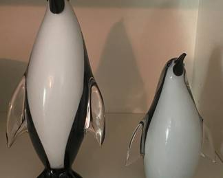 Murano Art Glass Penguins
