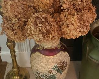 Decorative Vases with Floral Arrangements