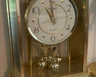 Seiko Brass Anniversary Clock