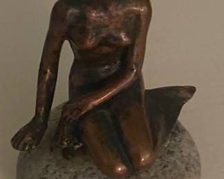 Small Art Nouveau Mermaid Figure