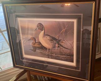 Ronald Louque "Pintail Repose" Signed Print