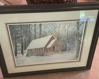 Mel Hart "St. Patricias" Signed and Numbered Print