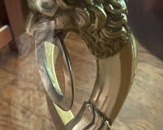 Lion Head Detail of Base