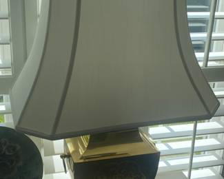 Oriental Themed Brass Lamp