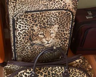 Leopard Themed Luggage