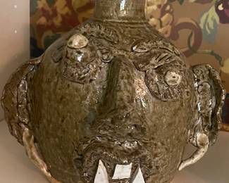 Small T. Ritchie Face Jug