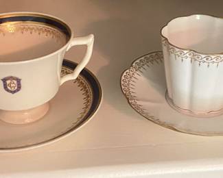Fine China Cups and Saucers