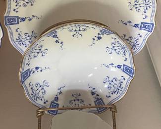 Fine China Teacup, Saucer and Plate